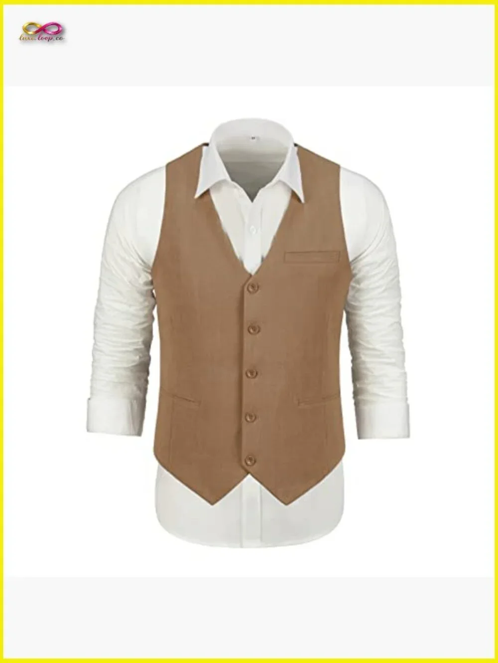 Linen Suit Slim Fit Casual Wedding Business Prom Tuxedo Vest Pants Set